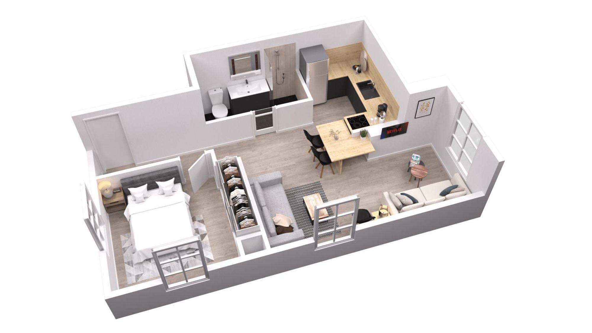 Magnifique, T2 Bis Spacieux & Calme, Neuf, Parking Gerde Exterior photo